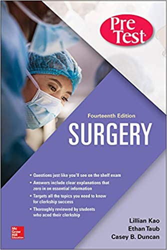Surgery PreTest Self-Assessment and Review 2020 - آزمون های امریکا Step 2