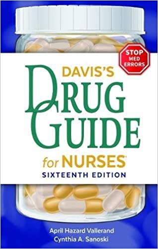 DAVIS DRUG GUID FOR NURSES  2018 - فارماکولوژی