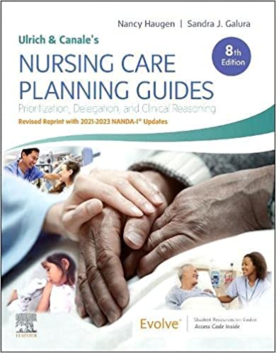 راهنمای برنامه ریزی مراقبت پرستاریUlrich & Canale’s Nursing Care Planning Guides 2022 - پرستاری