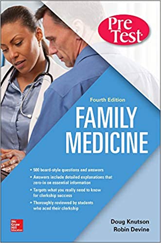 Family Medicine PreTest Self-Assessment And Review 2020 - آزمون های امریکا Step 2