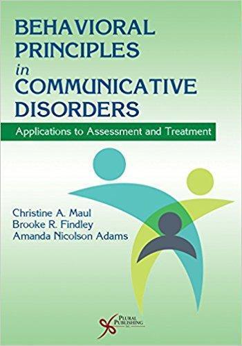 Behavioral Principles in Communicative Disorders  2015 - روانپزشکی
