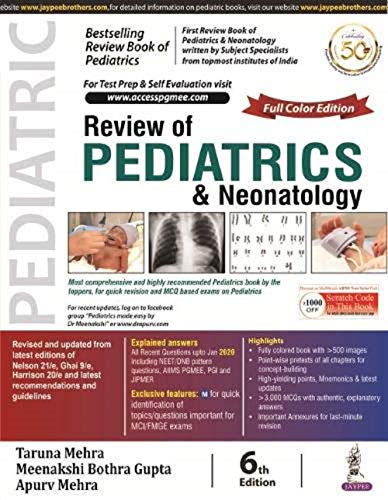 Review Of Pediatrics & Neonatology 2020 - اطفال