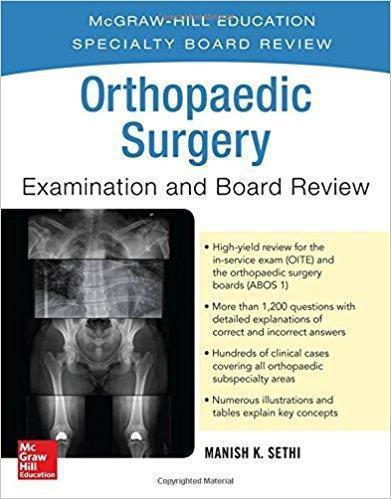 Orthopaedic Surgery Examination and Board Review  2016 - اورتوپدی