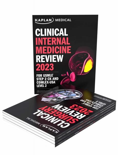 Clinical Medicine Complete 5-Book Subject Review 2023: Lecture Notes for USMLE Step 2 CK and COMLEX-USA Level 2 - آزمون های امریکا Step 2