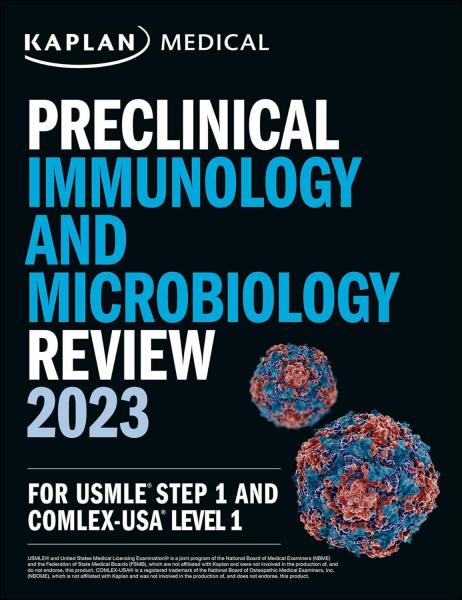 Preclinical Immunology and Microbiology Review 2023 - آزمون های امریکا Step 1