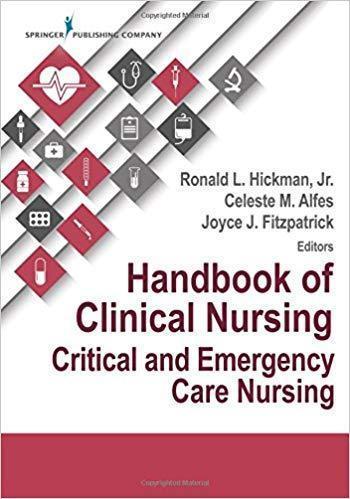 Handbook of Clinical Nursing Critical and Emergency Care Nursing Critical Care 2018 - پرستاری