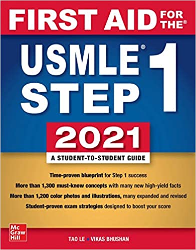 First Aid for the USMLE Step 1 2021, Thirty First Edition Full Color - آزمون های امریکا Step 1