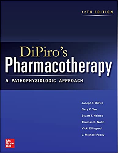 Pharmacotherapy: A Pathophysiologic Approach DiPiro 3vol 2024 - فارماکولوژی