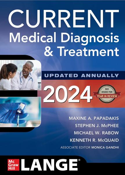 تشخیص و درمان پزشکی فعلی 2024 نسخه 63 - داخلی