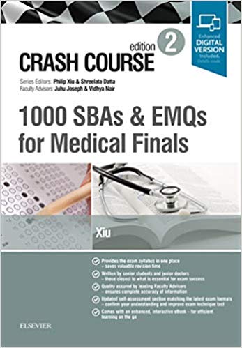 Crash Course: 1000 SBAs and EMQs for Medical Finals - داخلی