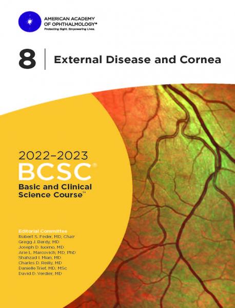 دوره علوم پایه و بالینی-بیماری های خارجی و قرنیه بخش 08 2021-2023 - چشم