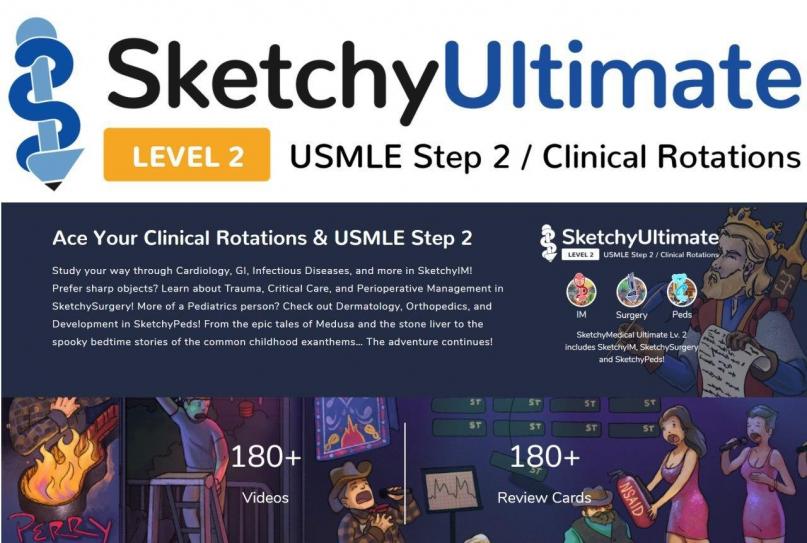 SKETCHY ULTIMATE USMLE STEP 2  2020 - آزمون های امریکا Step 2